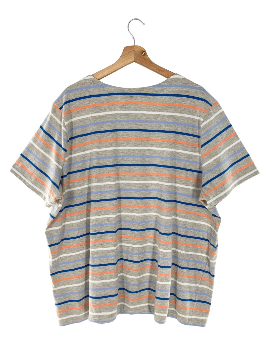Camiseta manga corta a franjas