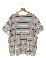Camiseta manga corta a franjas