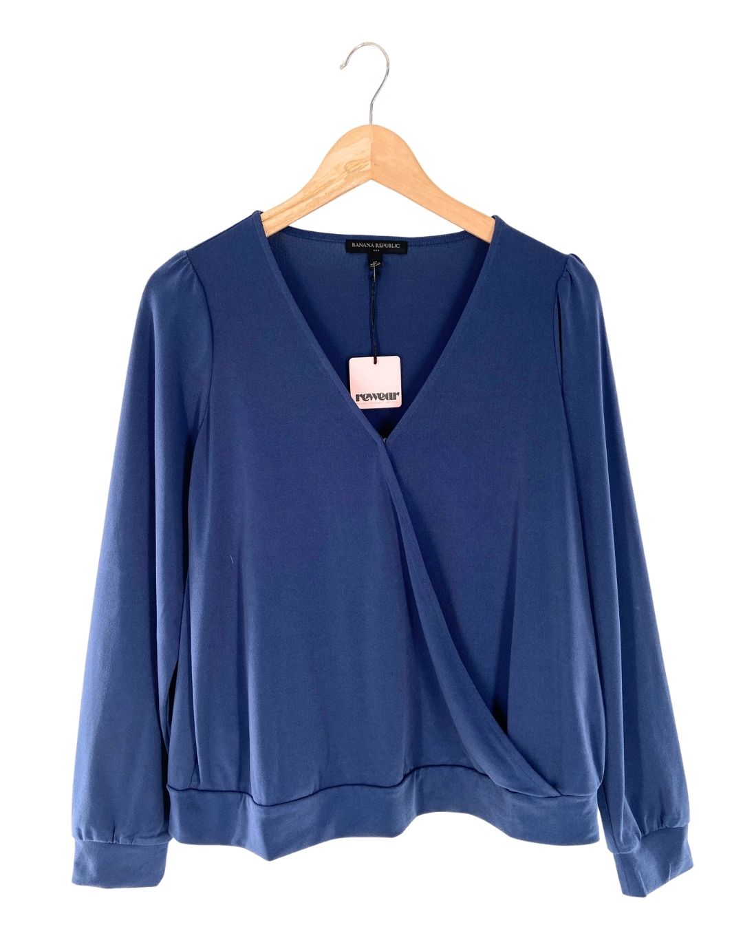 Blusa cruzada manga larga