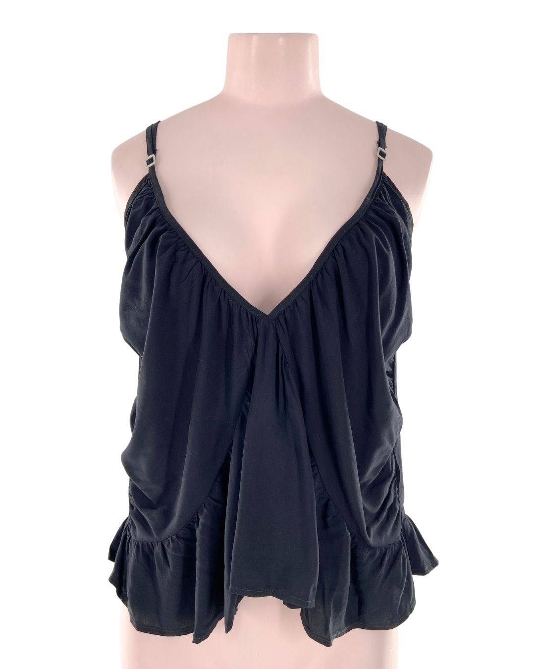 Blusa top de tiras ajustables