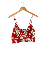 Top de tiras delgadas print