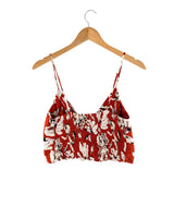 Top de tiras delgadas print