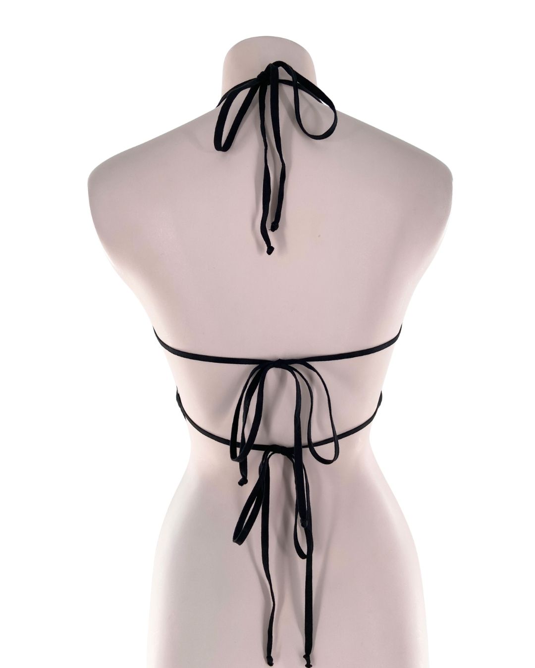 Blusa strapless anudada