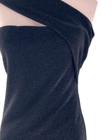 Vestido mini cruzado destellos