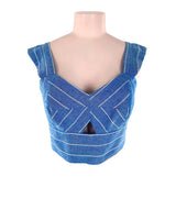 Blusa crop de tiras anchas