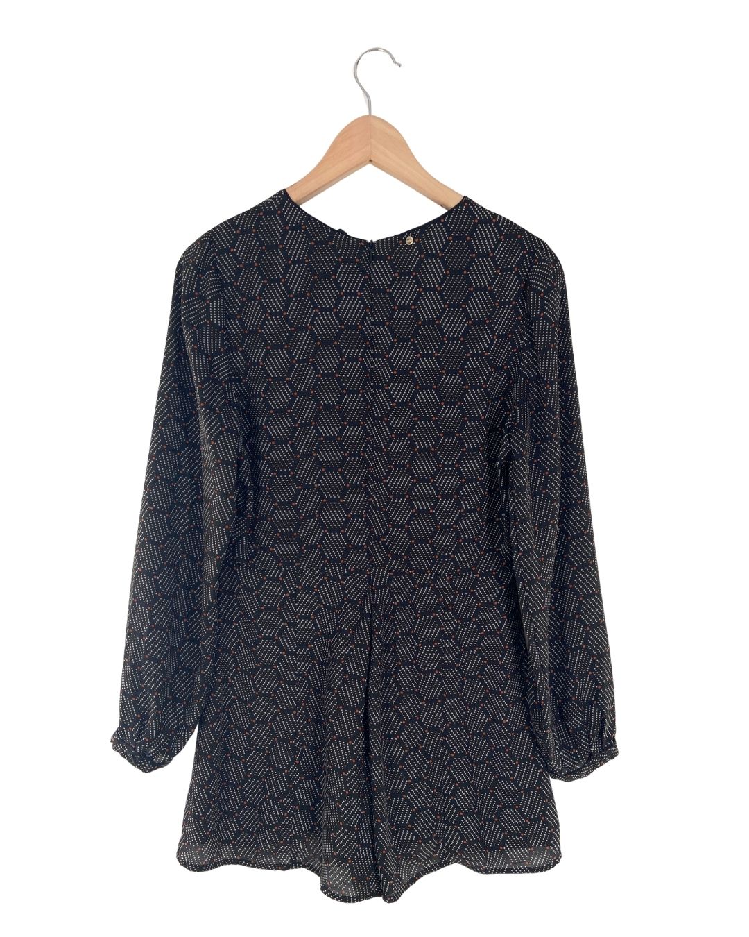 Enterizo mini manga larga