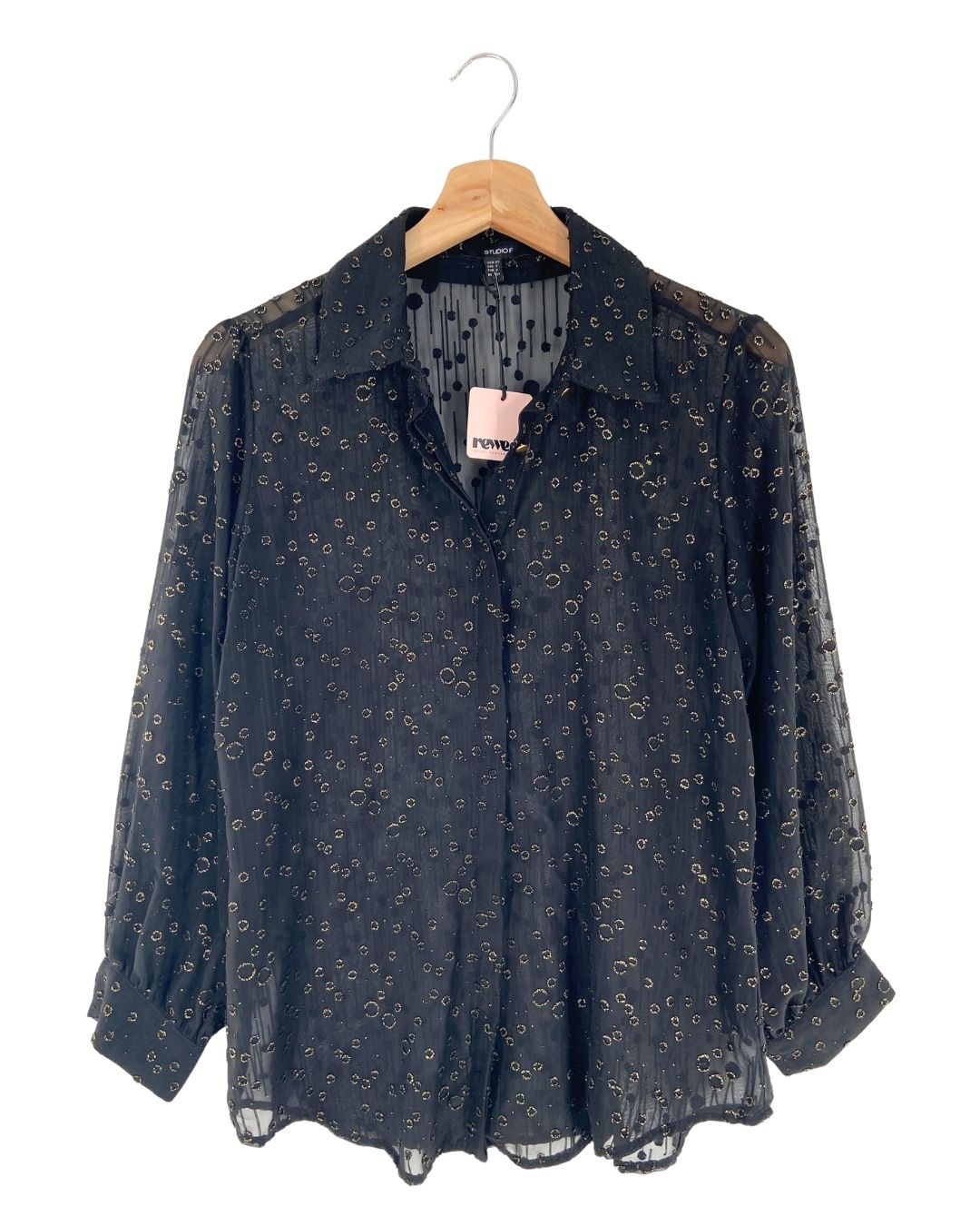 Camisa manga larga con detalle