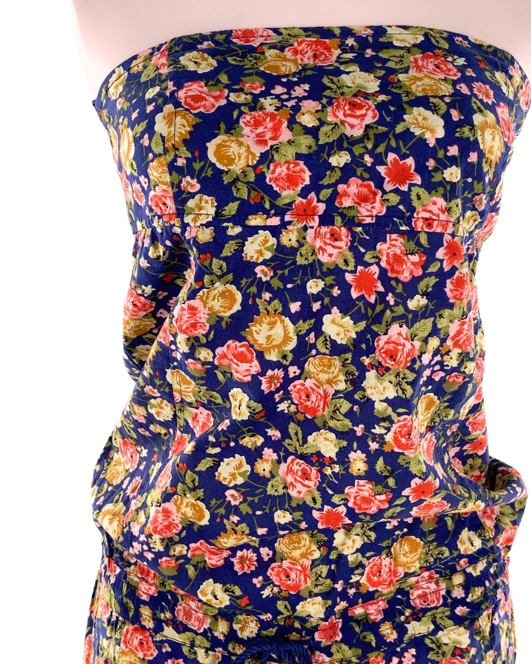 Enterizo mini strapless print