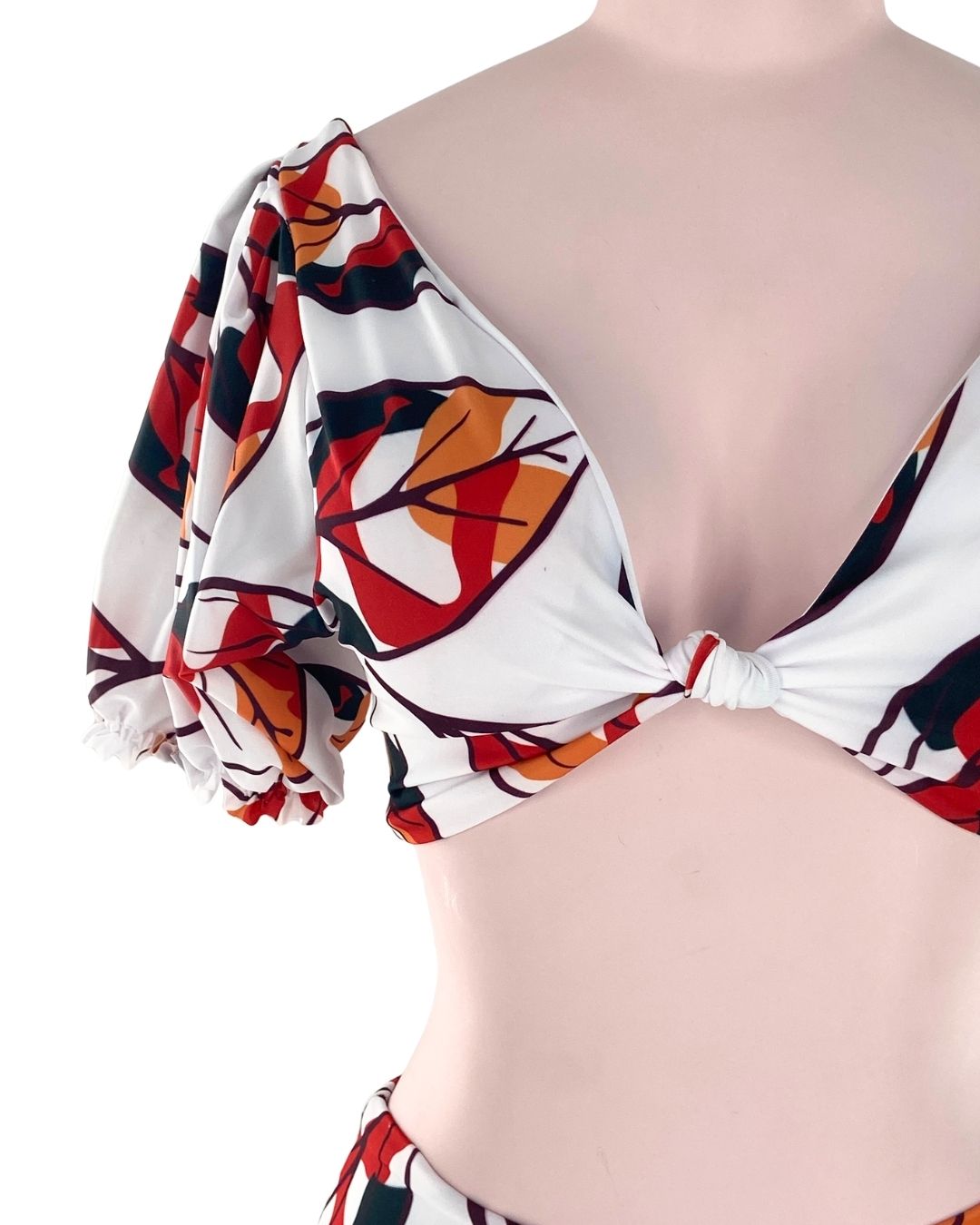 Bikini print hojas
