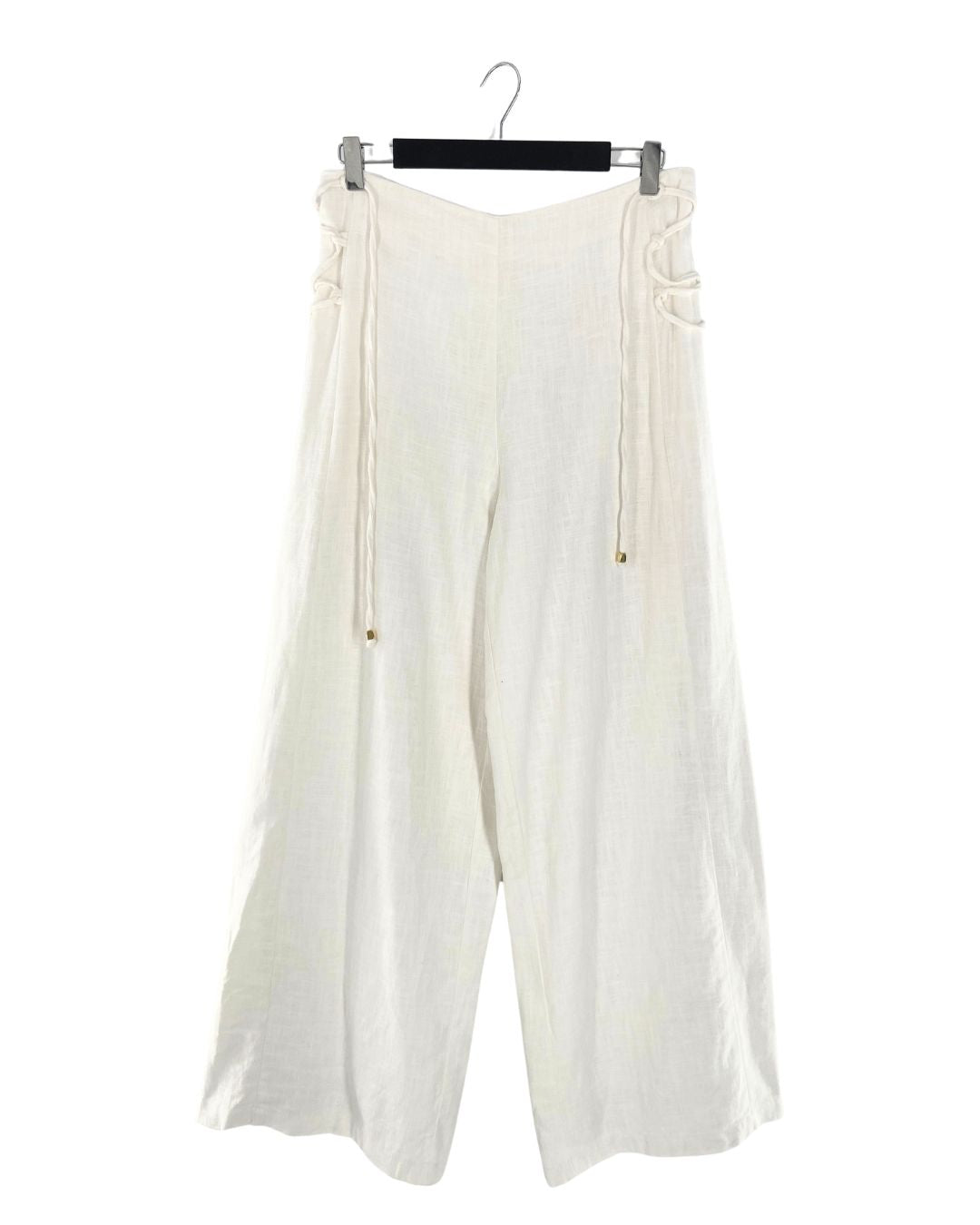 Pantalon palazzo anudado