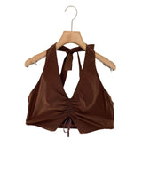 Blusa stretch anudada