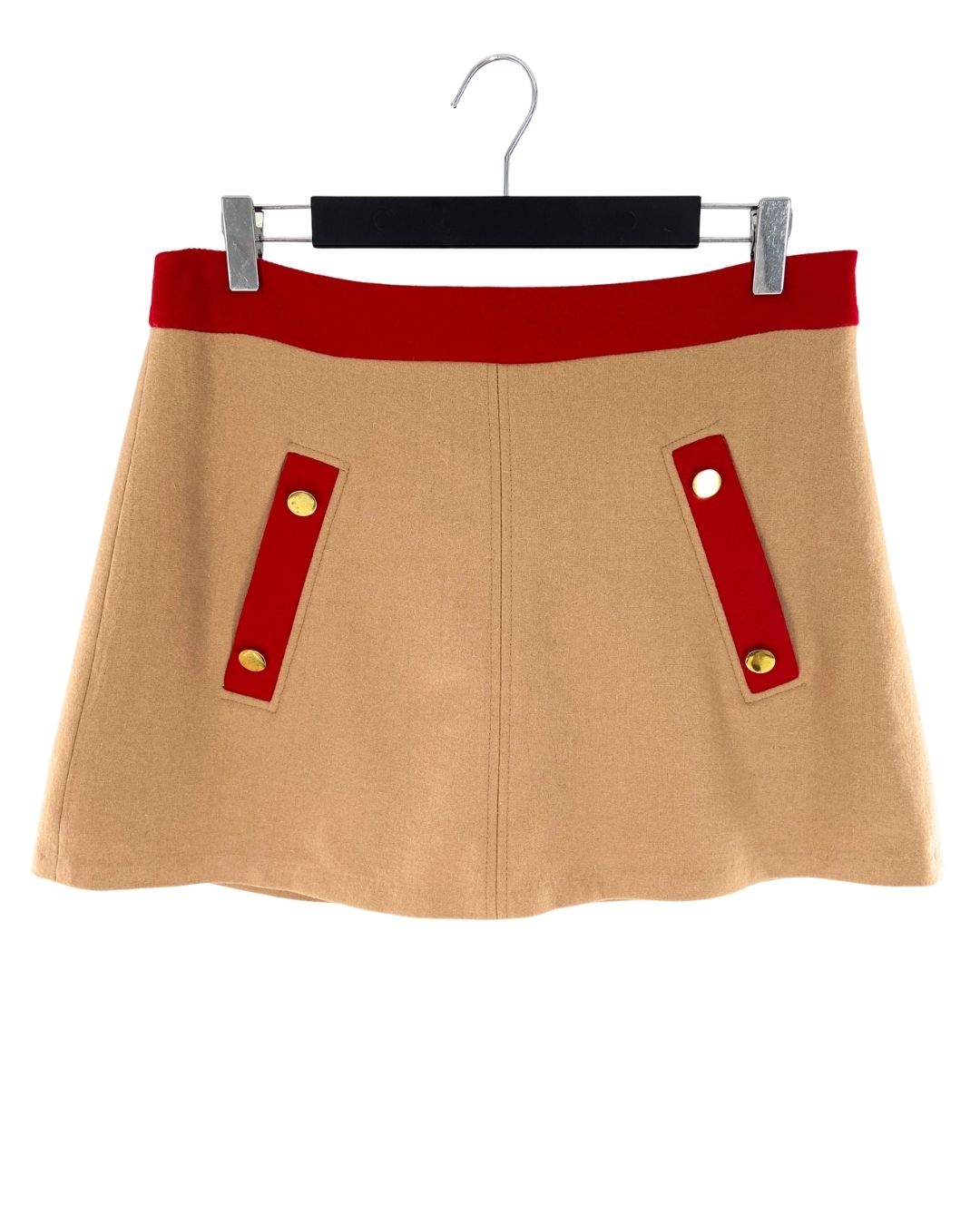 Falda afelpada mini