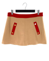Falda afelpada mini