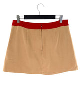 Falda afelpada mini