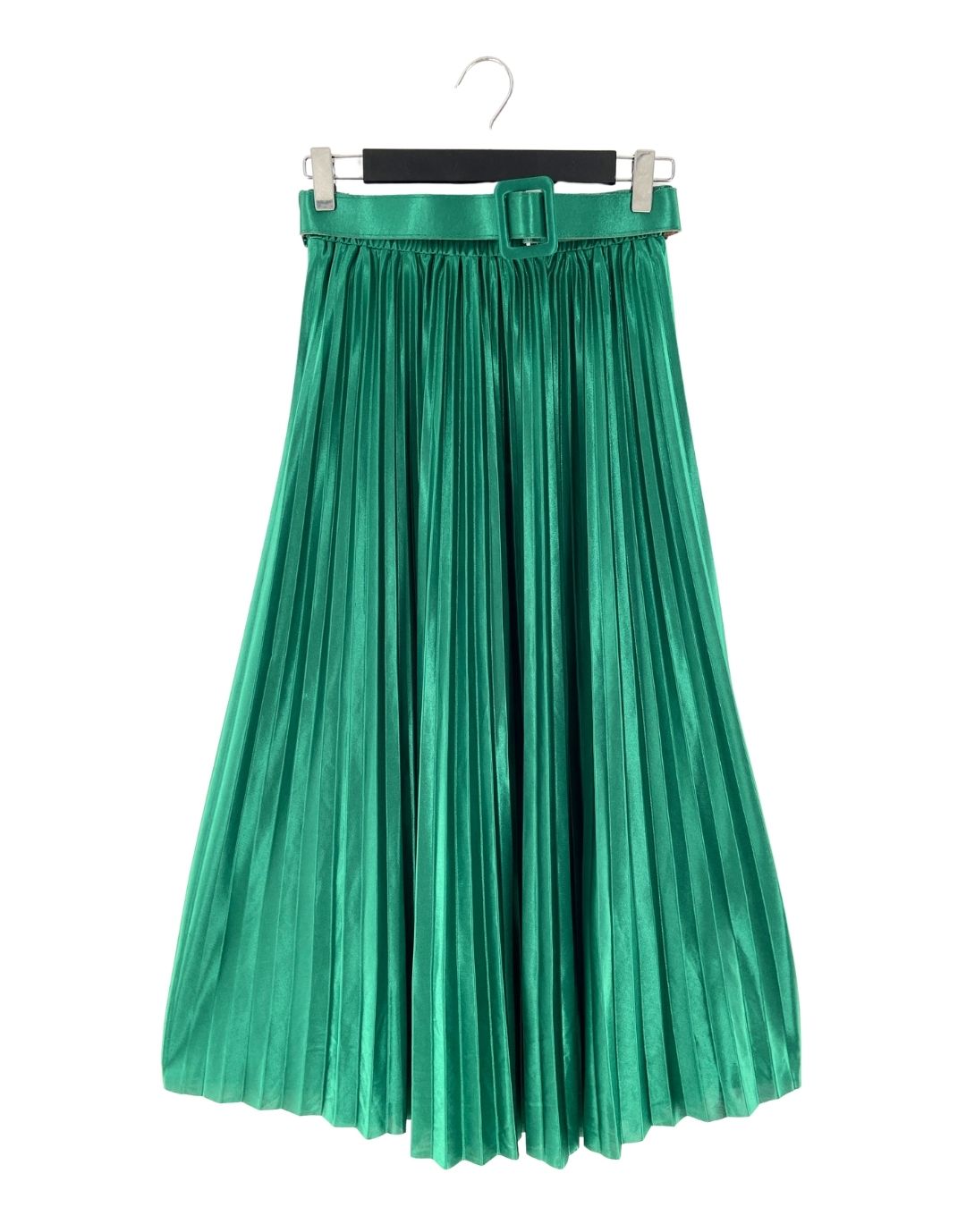 Maxi falda plisada encauchada