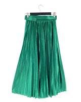 Maxi falda plisada encauchada