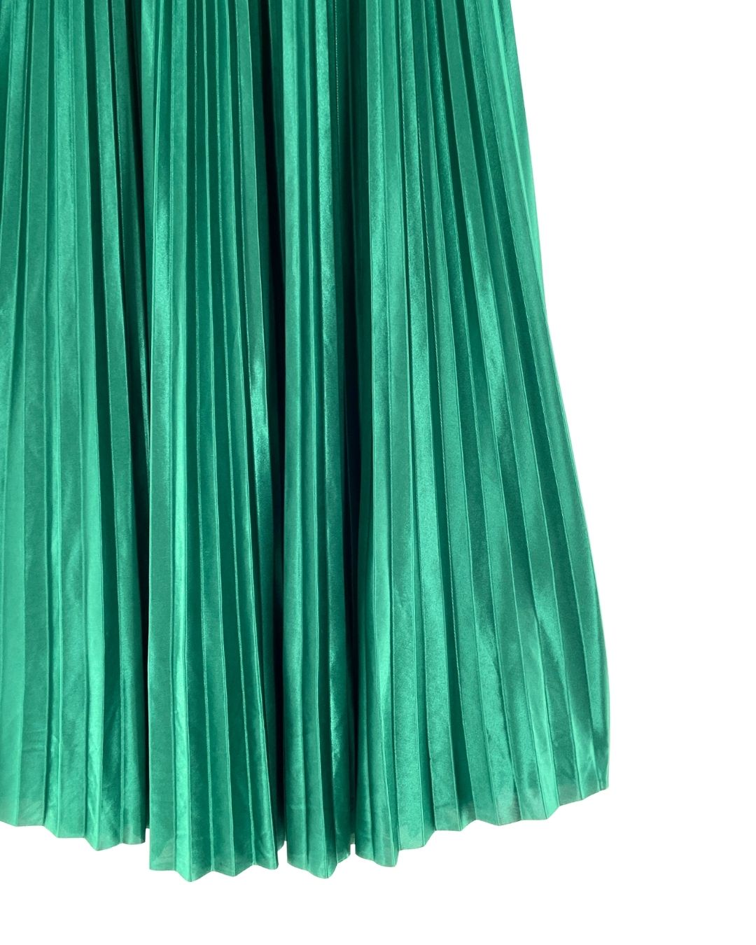 Maxi falda plisada encauchada