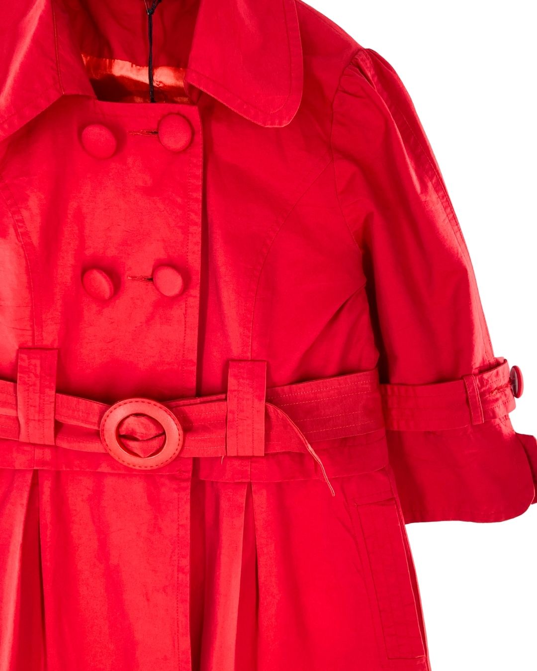 Parka manga 3/4 abotonada