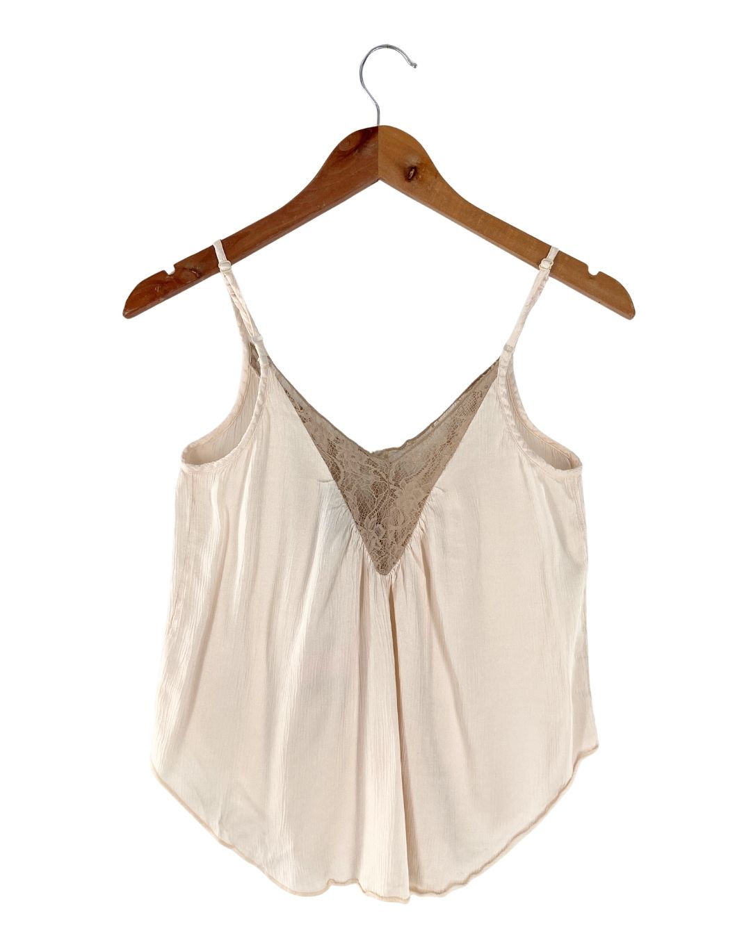 Blusa de tiras satinada