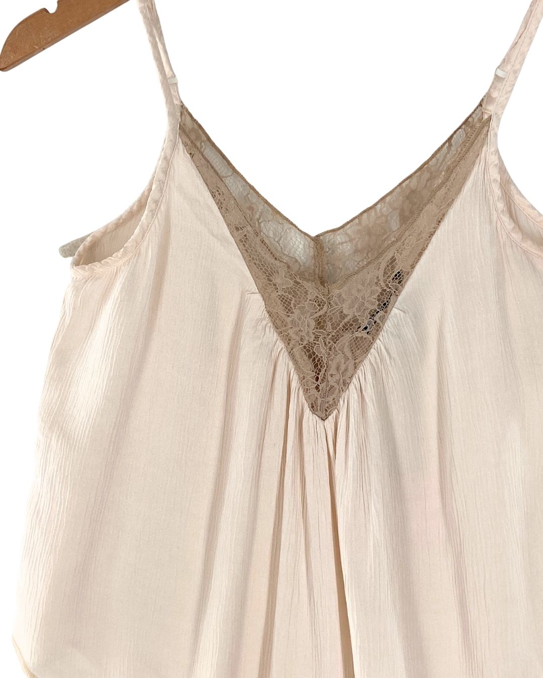 Blusa de tiras satinada