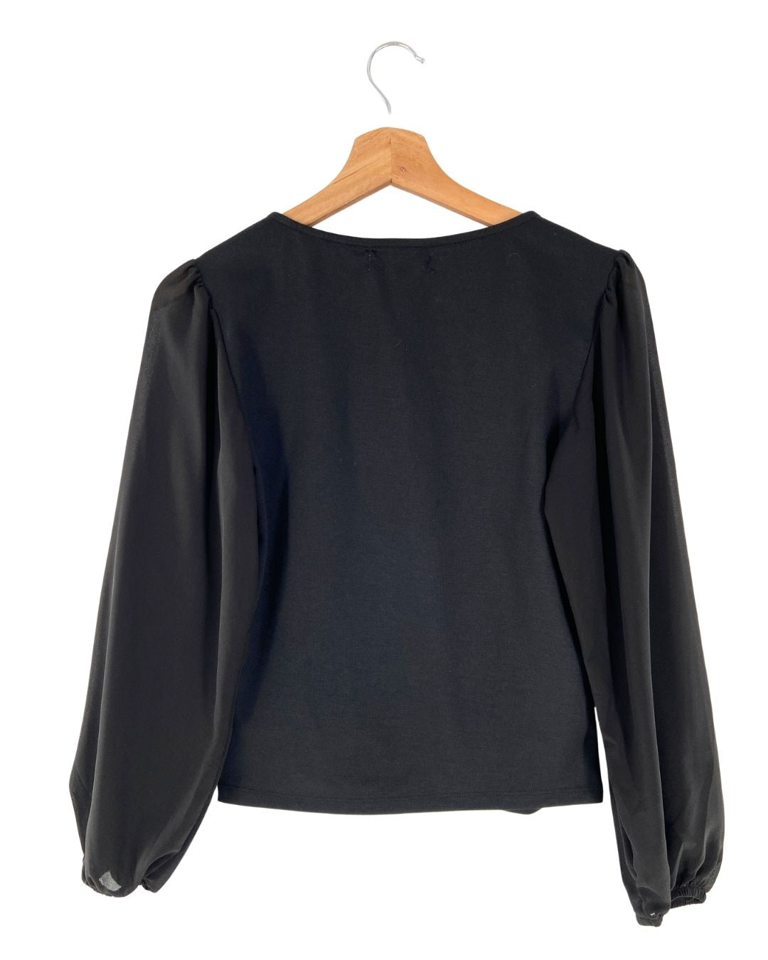 Blusa mangas traslucidas