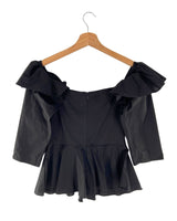 Blusa manga 3/4 anudada