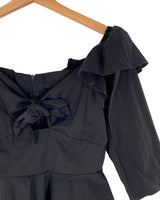 Blusa manga 3/4 anudada