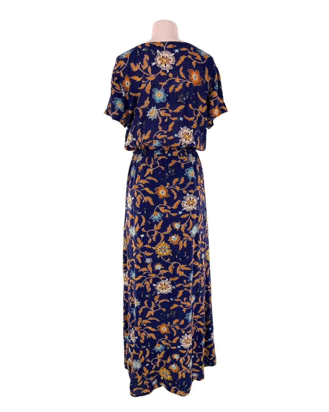 Maxi vestido con textura print