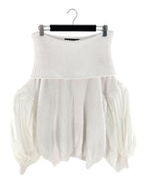 Saco tejido cuello amplio