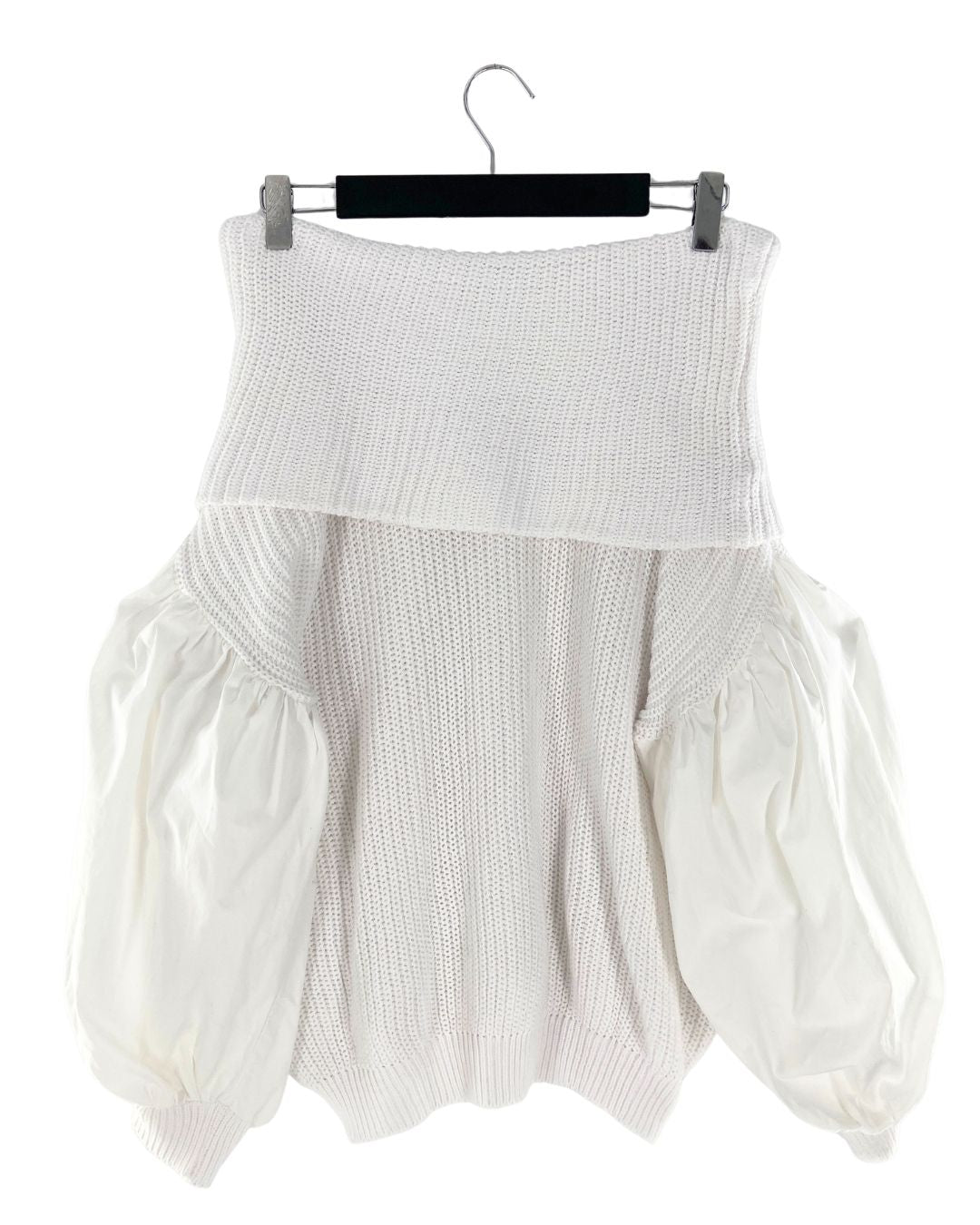 Saco tejido cuello amplio