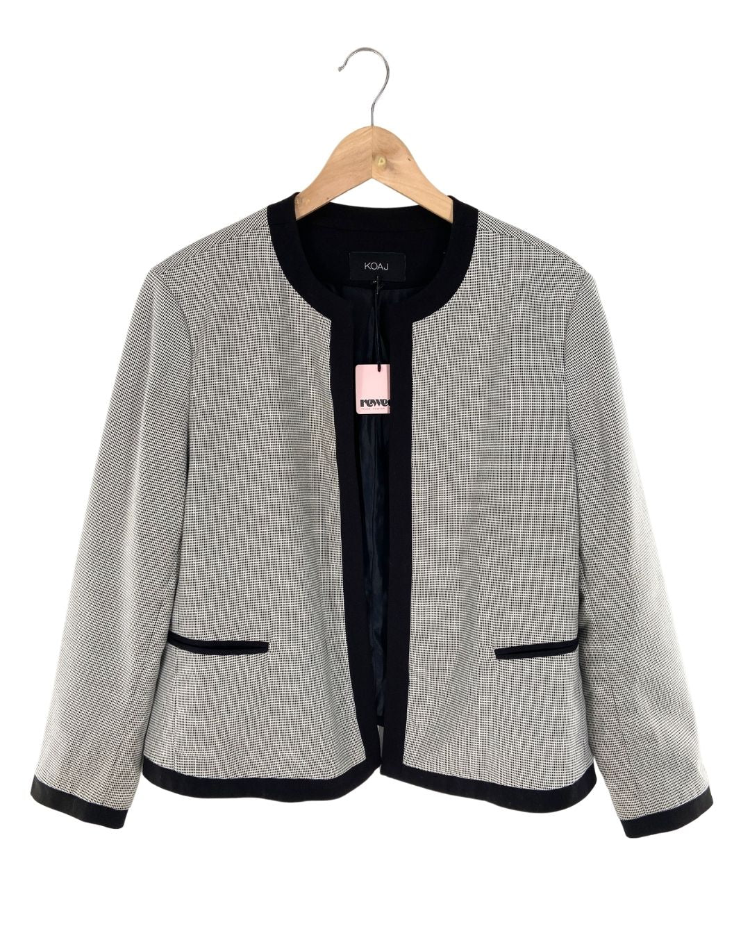 Chaqueta con contraste