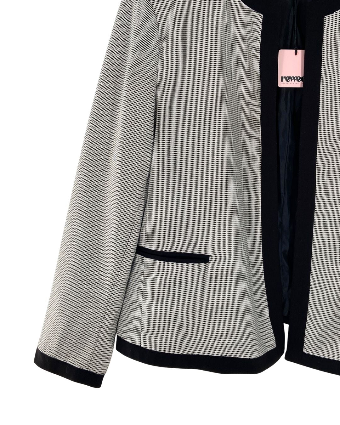Chaqueta con contraste