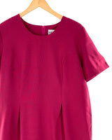 Vestido midi manga corta