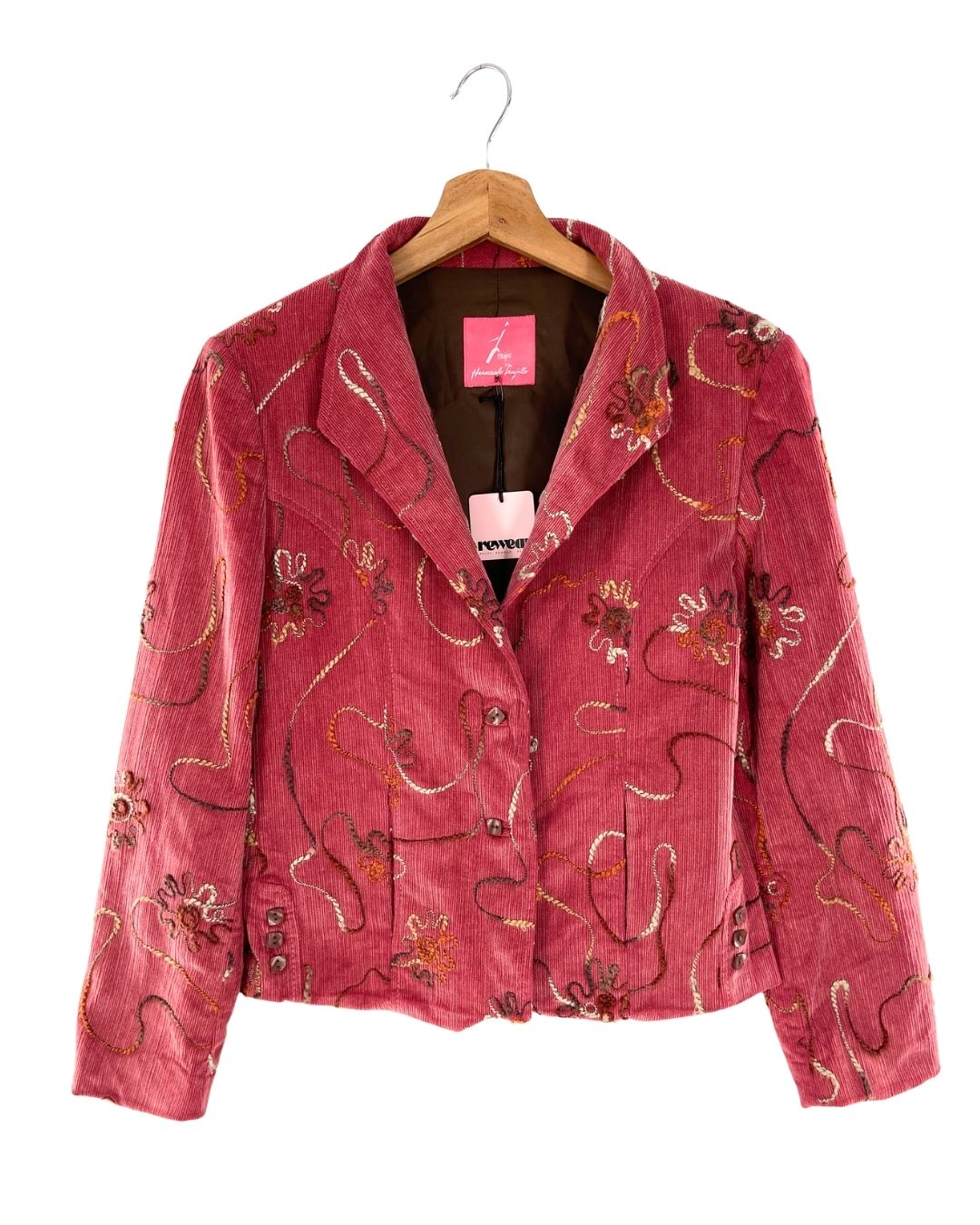 Chaqueta abotonada en pana