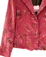 Chaqueta abotonada en pana