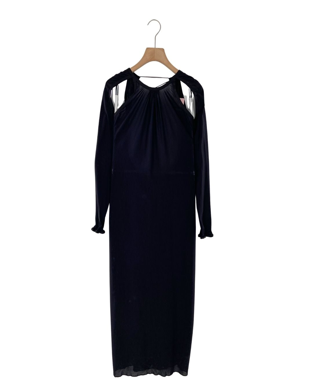 Maxi vestido traslucido