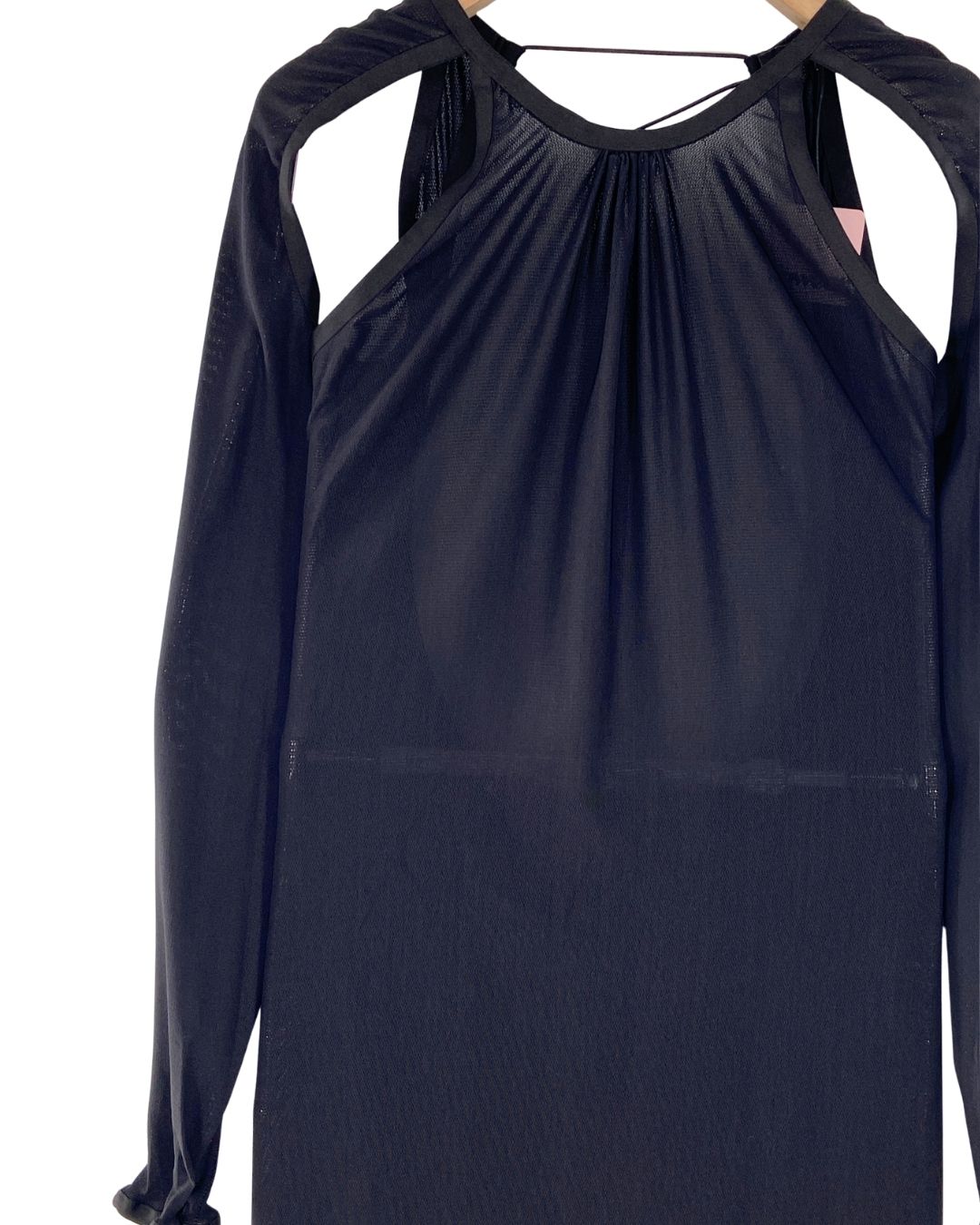 Maxi vestido traslucido