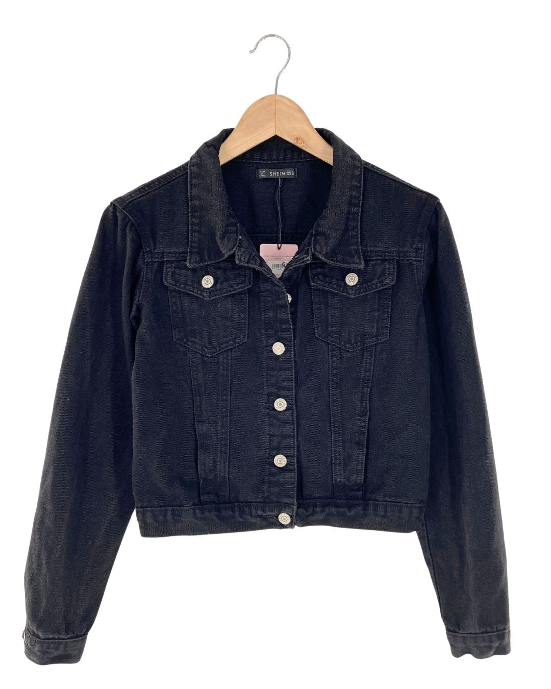 Chaqueta abotonada en denim