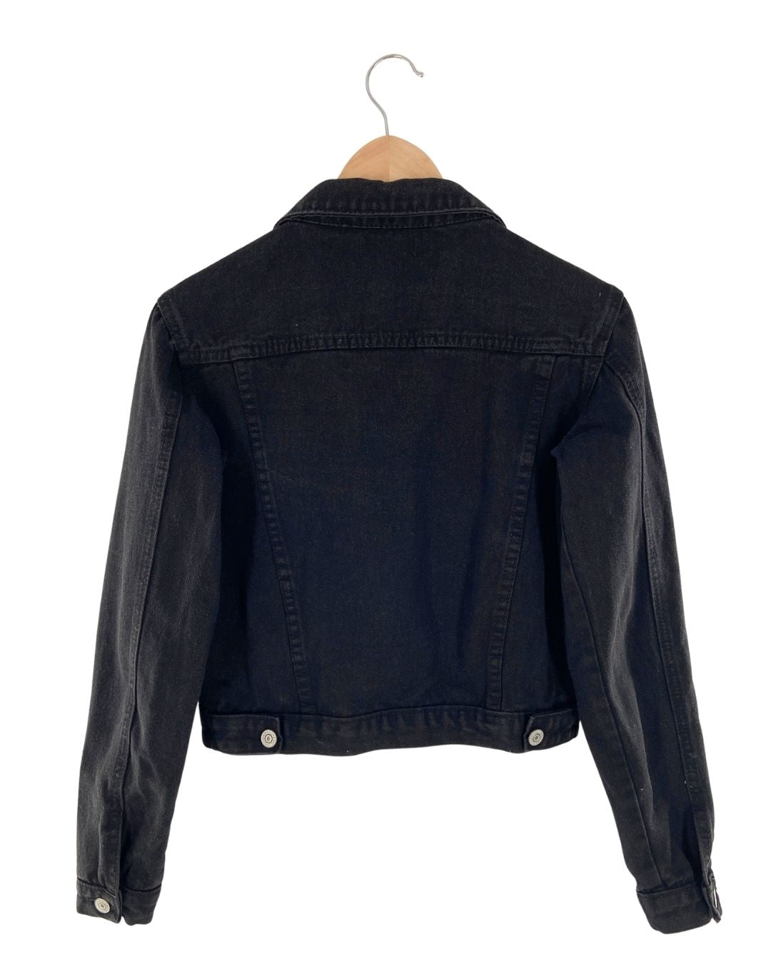 Chaqueta abotonada en denim