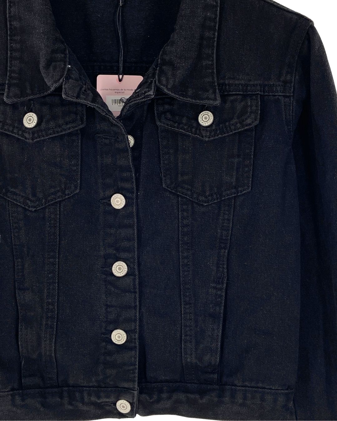 Chaqueta abotonada en denim