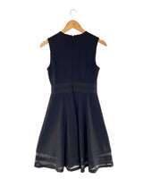 Vestido midi falda amplia