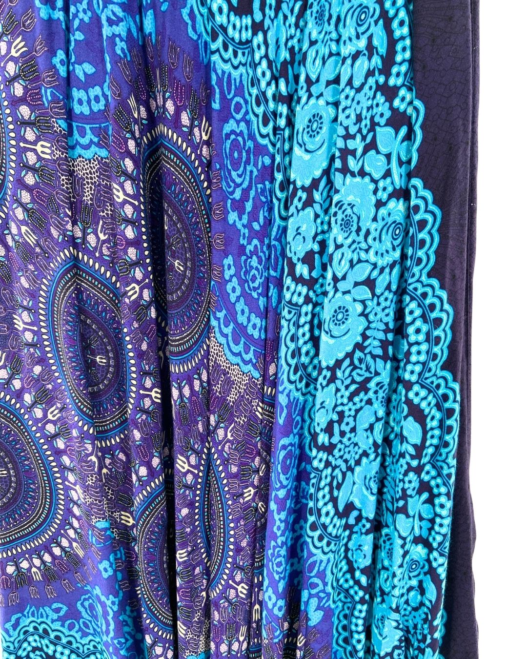 Maxi falda encauchada print