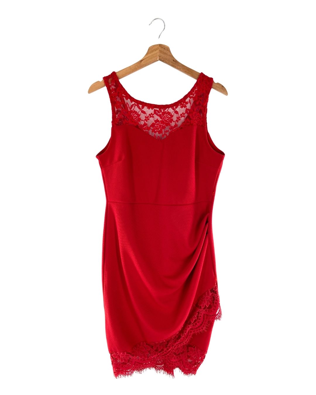 Vestido midi con textura