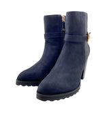Botines de tacon con textura