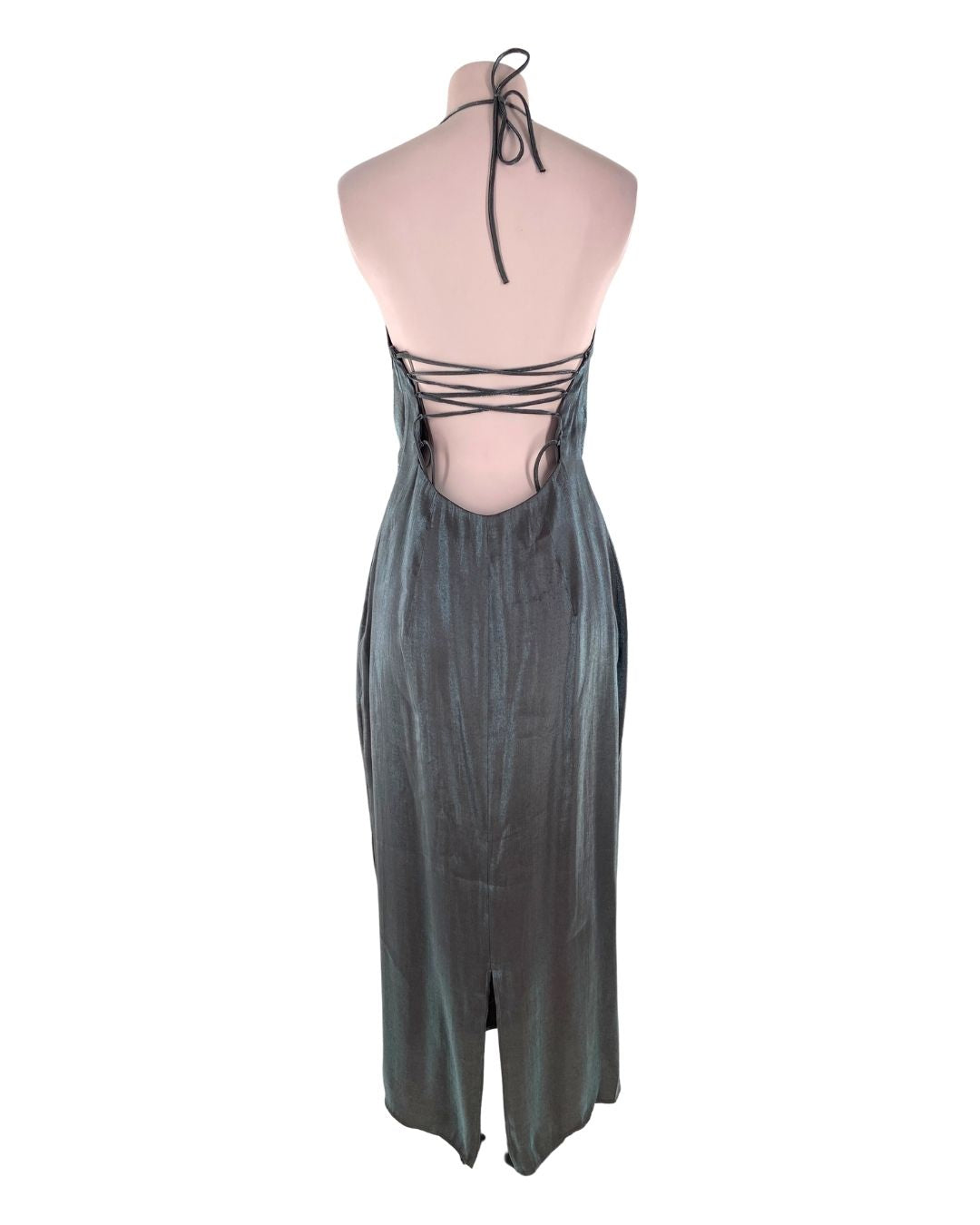 Maxi vestido lace up