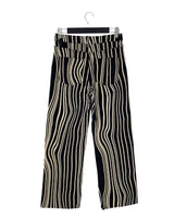 Pantalon wide leg print ondas