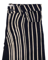 Pantalon wide leg print ondas