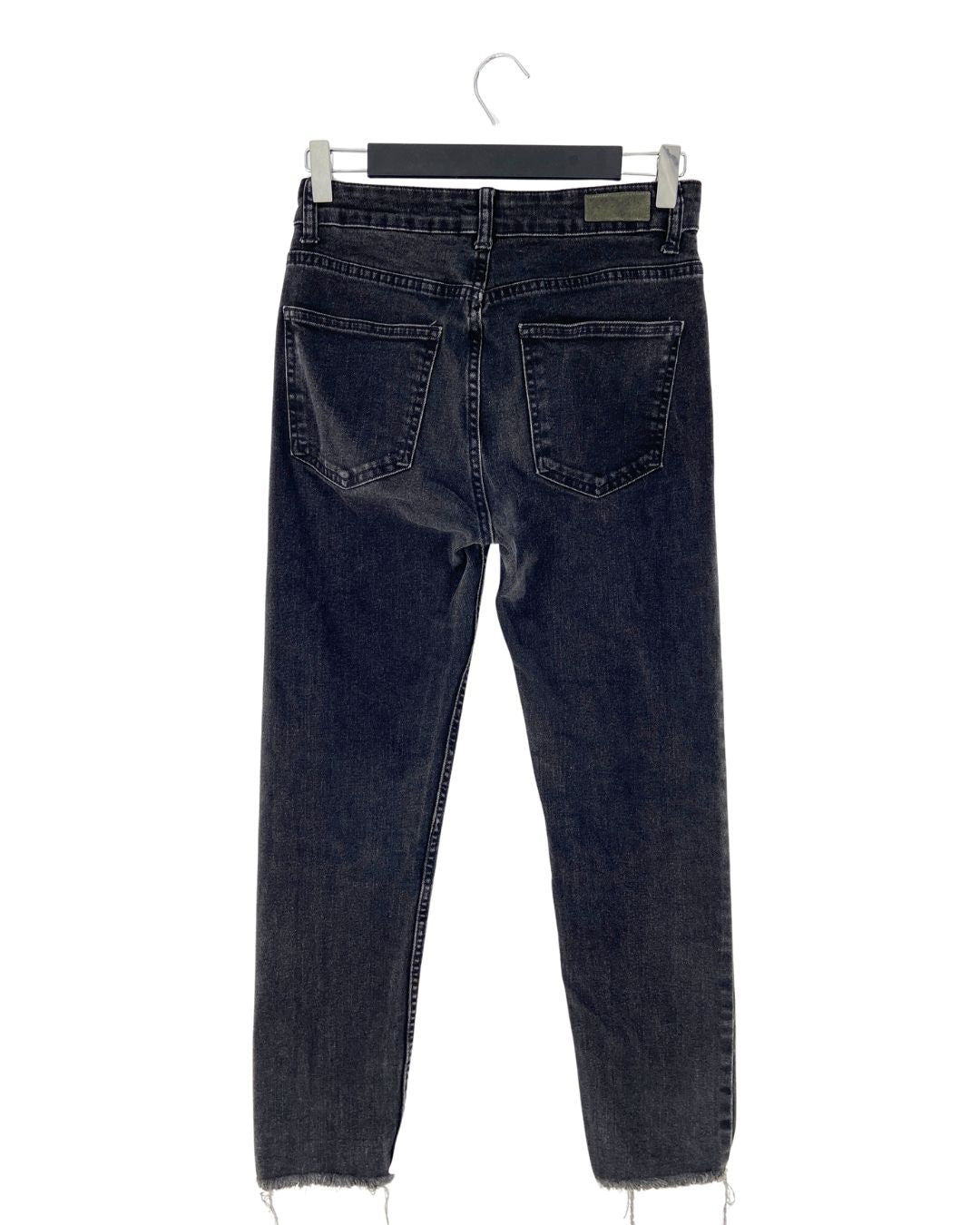 Jean rigido straight botas
