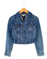 Chaqueta abotonada en denim