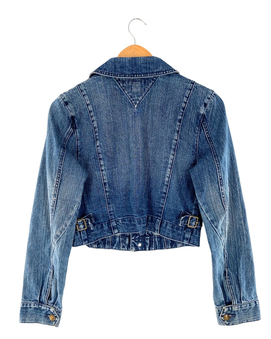 Chaqueta abotonada en denim